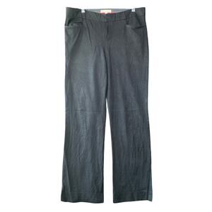 Banana Republic Womens Pants Black High Rise Sloan Coupe Fit Stretch 10